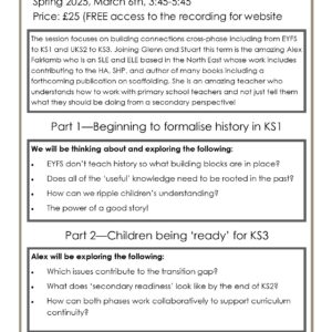 Spring Primary History Network